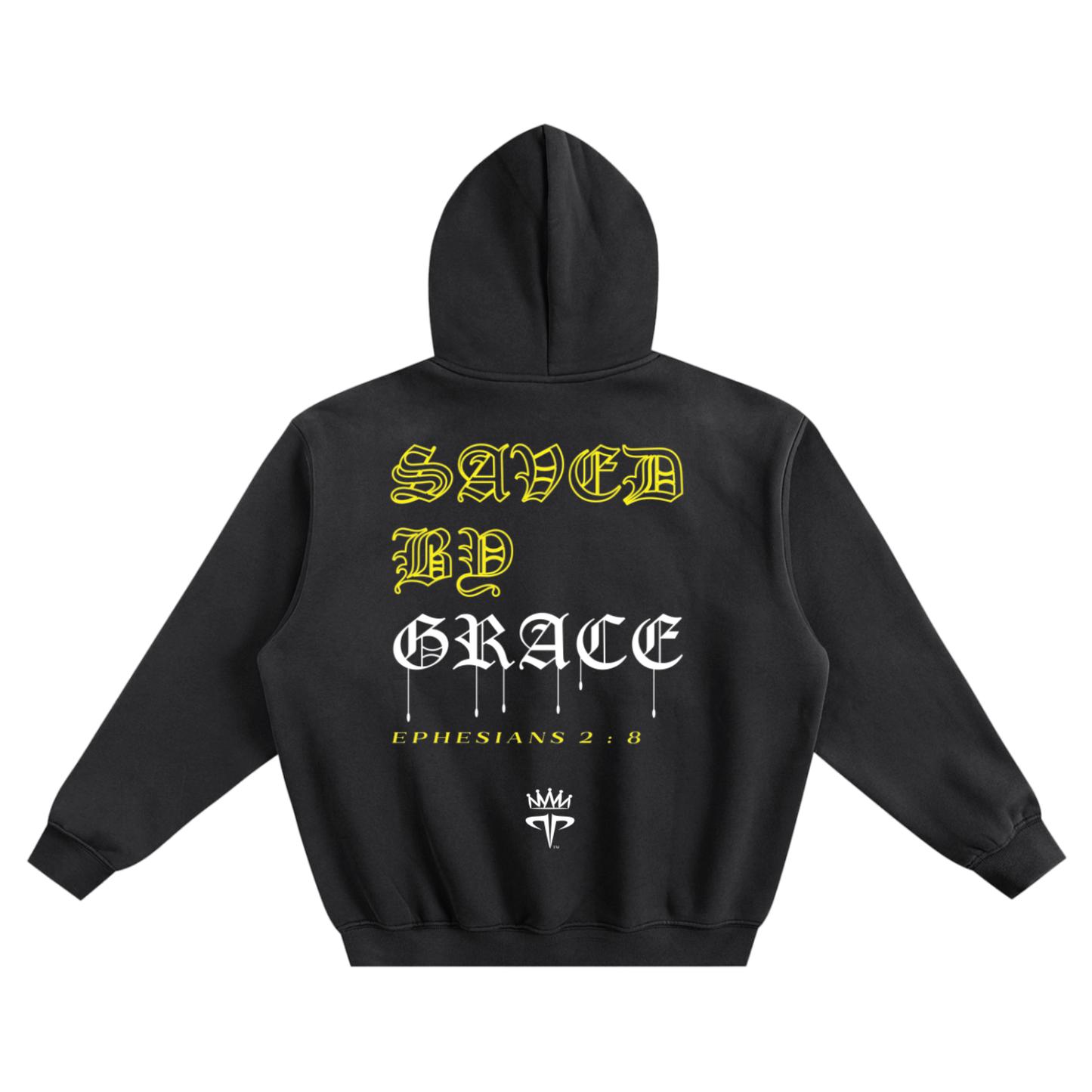 Saved by Grace Fleeced Boxy Hoodie